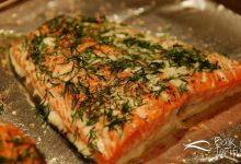 fırında Dereotlu Somon fileto tarifi