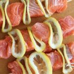 Limonlu somon şiş kebap tarifi