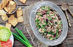 Dijon hardallı ton balıklı salata tarifi