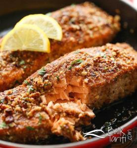 Omega 3 deposu cevizli çıtır somon tarifi