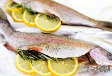 Kağıtta alabalık tarifi- biberiyeli limonlu