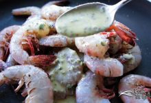 Izgarada Kekikli Jumbo Karides Tarifi