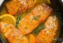 Portakallı somon fileto tarifi