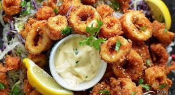 Kalamar Tava ve Sarımsaklı Aioli Sos Tarifi