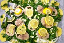 Fırında Palamut Tarifi - Patatesli soğanlı tarif