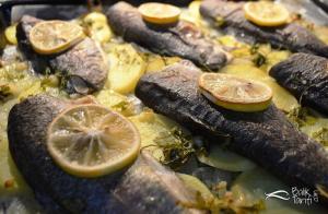 Fırında Patatesli Alabalık Tarifi