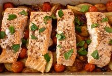 fırında patatesli somon fileto tarifi