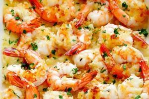 fırında tereyağlı sarımsaklı çıtır karides tarifi