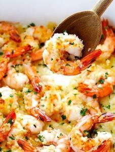 fırında tereyağlı sarımsaklı çıtır karides tarifi