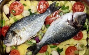 Fırında patatesli çipura tarifi