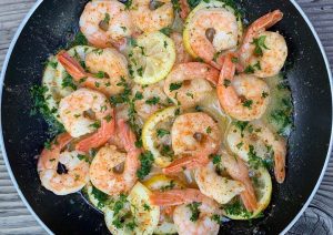 limonlu sarımsaklı karides tava tarifi